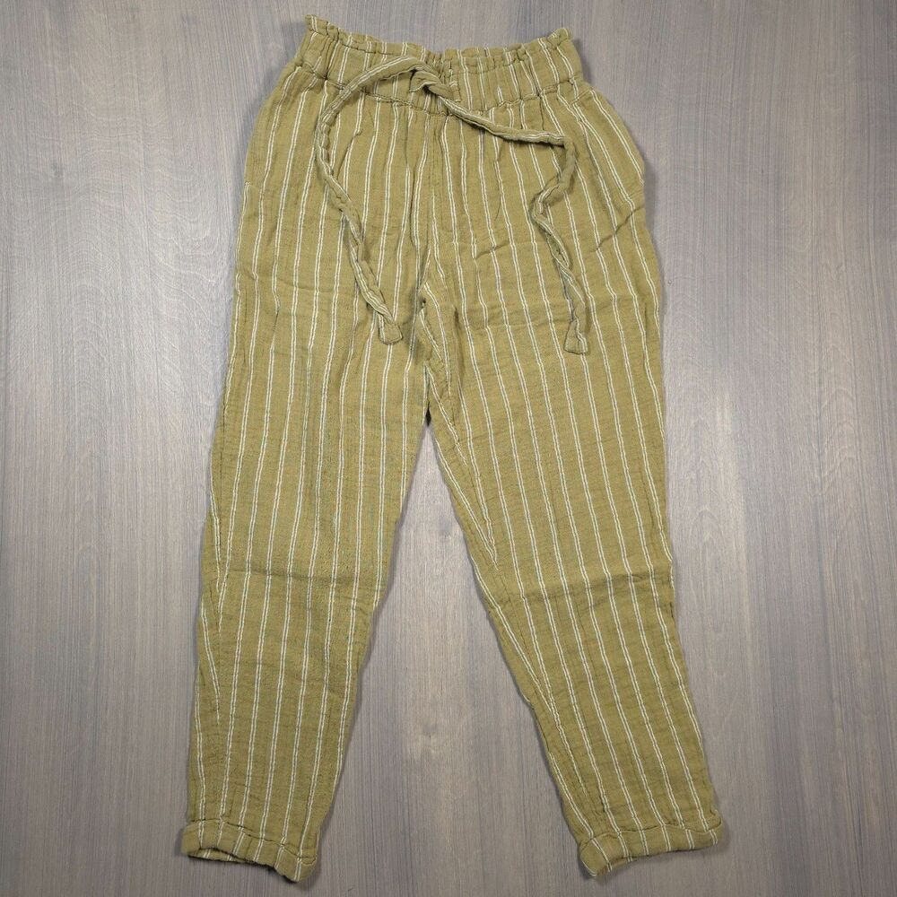 SO Goods For Life Striped High Rise Tapered Pants Size M